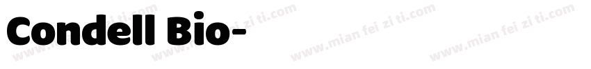 Condell Bio字体转换